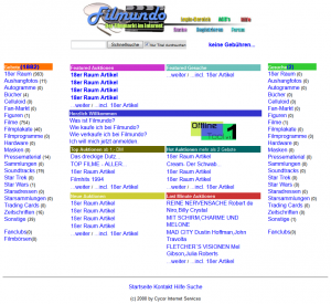 Filmundo Screenshot vom 20.04.2001