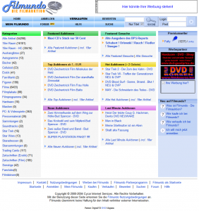 Filmundo Screenshot vom 02.04.2004